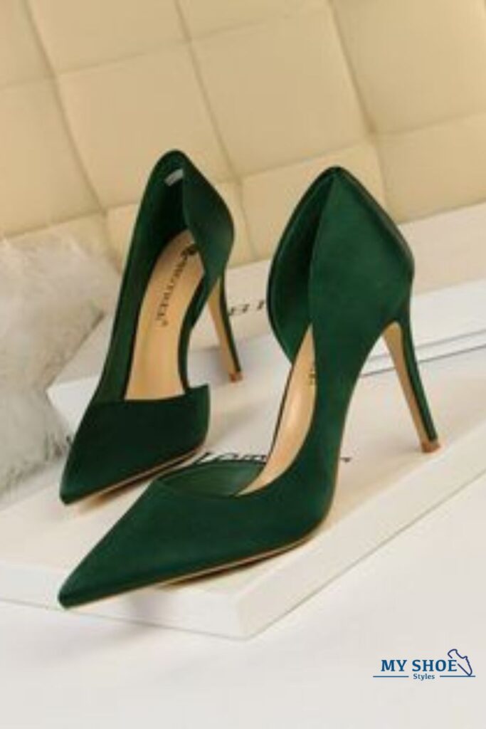 Emerald Green heels