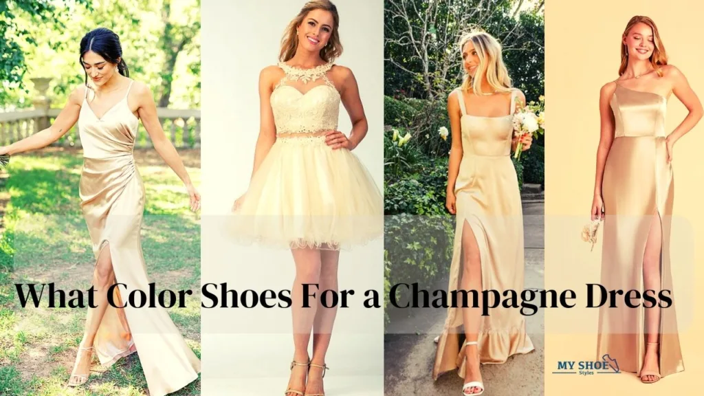 What Color Shoes For a Champagne Dress