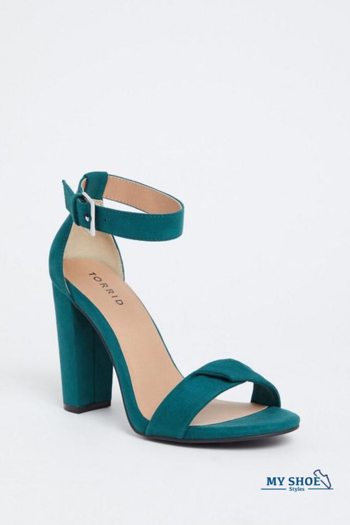 Teal/Turquoise Twist heels