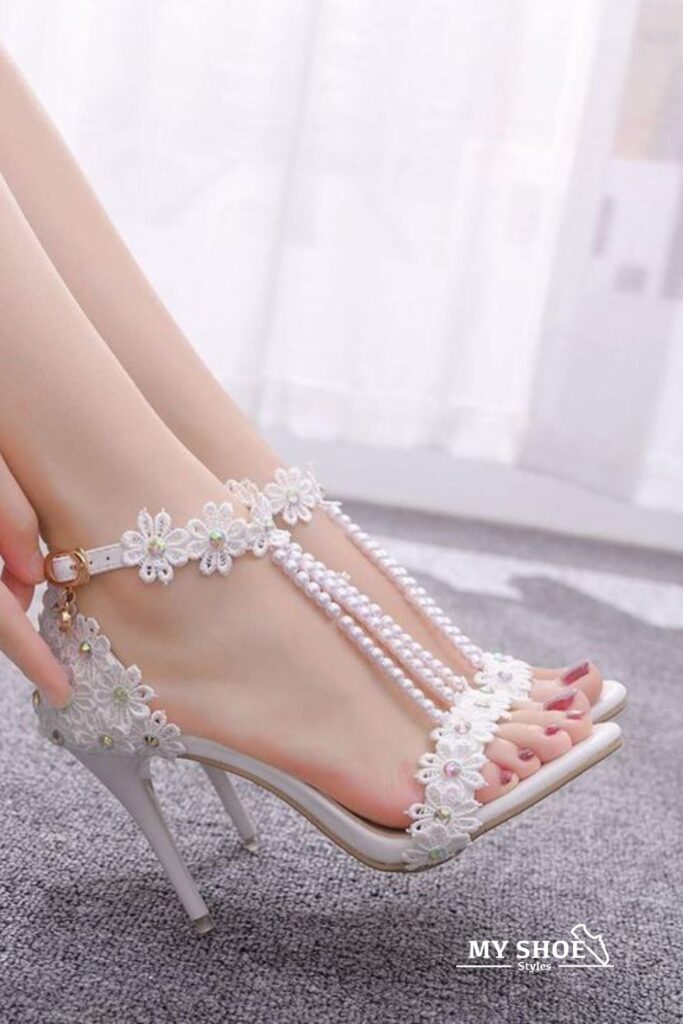 Wedding Shoes Bride Female High Heels