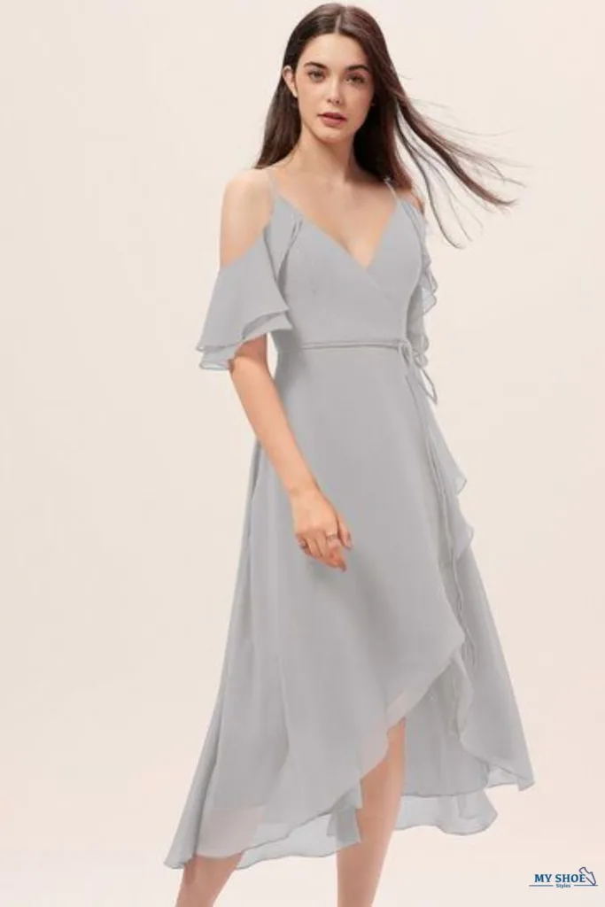 A-Line Grey Dress