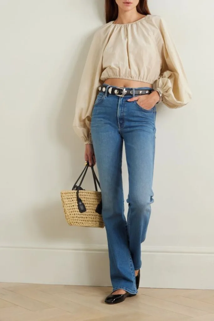 Ballet Flats with bootcut jeans