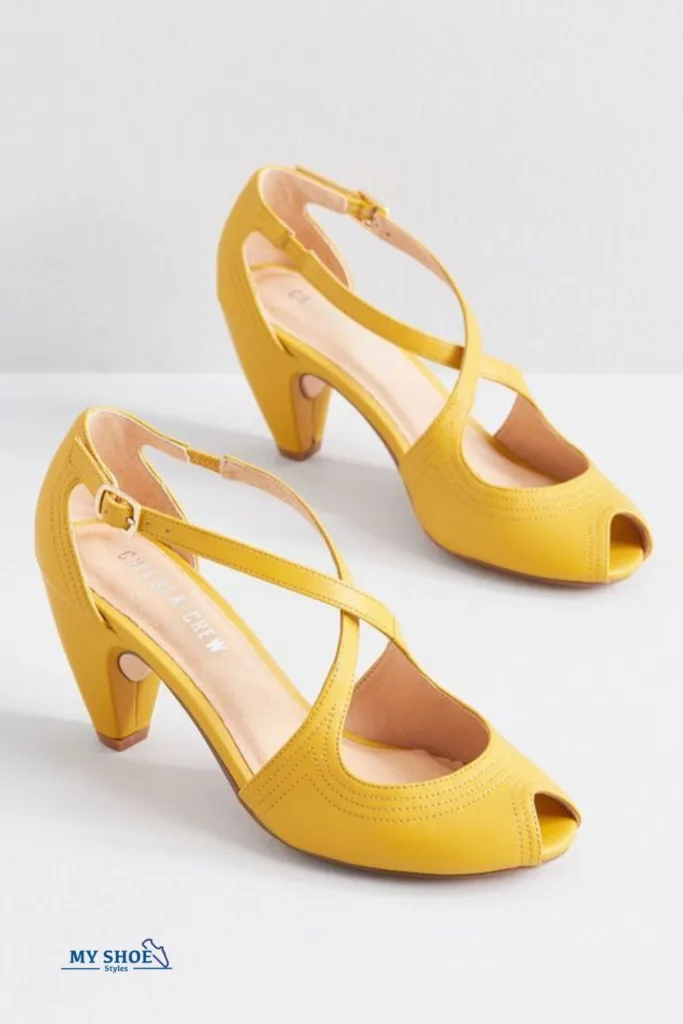 Mustard Yellow heels